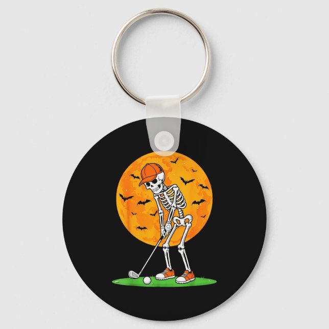 Porte-clés Halloween Golf Skeleton Soky Golfer Halloween Golf (Recto)