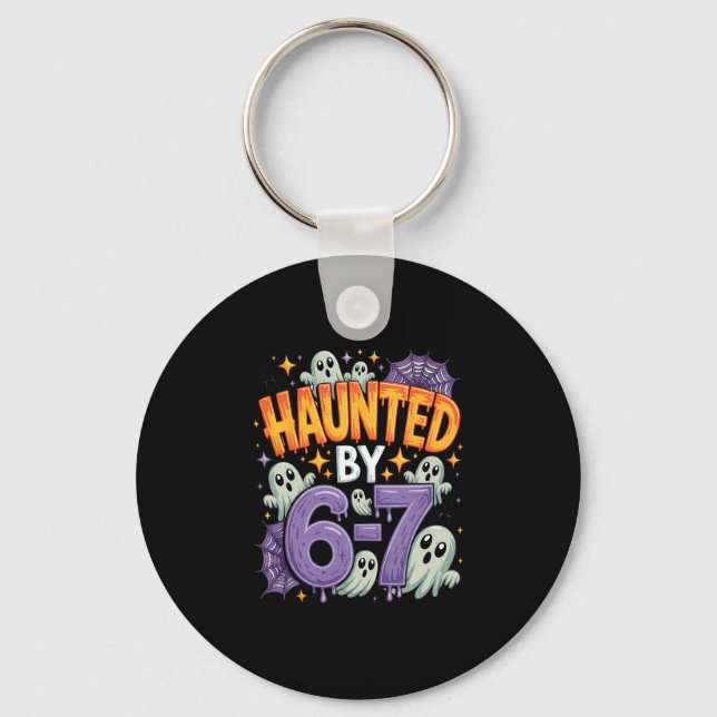Porte-clés Halloween Haunted 67 Six Seven Meme 1 (25)  (Recto)