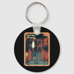 Porte-clés Halloween Horreur Rétro Vintage Première Journée d