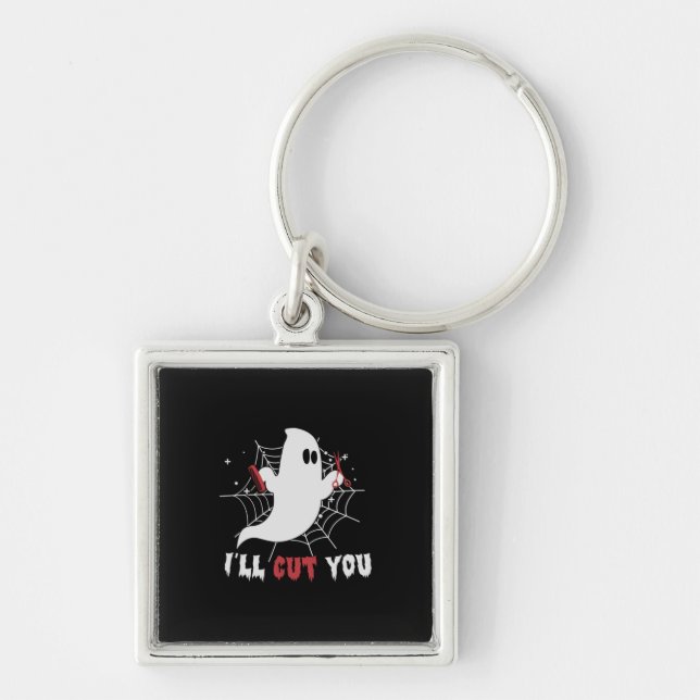 Porte-clés Halloween I Will Cut You Birthday (Devant)