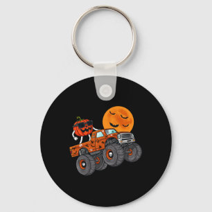 Porte-clés Halloween Jack-o'-lantern Monster Truck Toddler Bo