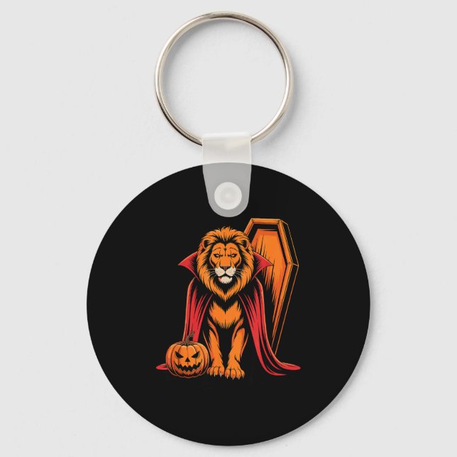 Porte-clés Halloween Lion Coffin Lions  (Recto)