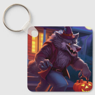 Porte-clés Halloween/loup-garou/automne/automne