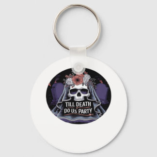 Porte-clés Halloween Mariage Mariage Éffrayant parti Hallowee