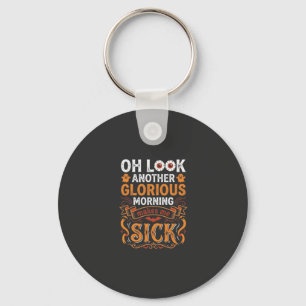 Porte-clés Halloween Matin Glorieux Me Rend Malade Design_1