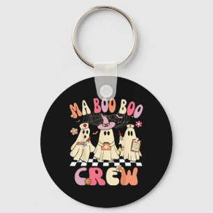 Porte-clés Halloween Médicale Istant Boo Crew Funny Ma Ghost
