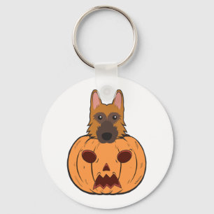 Porte-clés Halloween Mignons Bergers Allemands Coincés Dans U