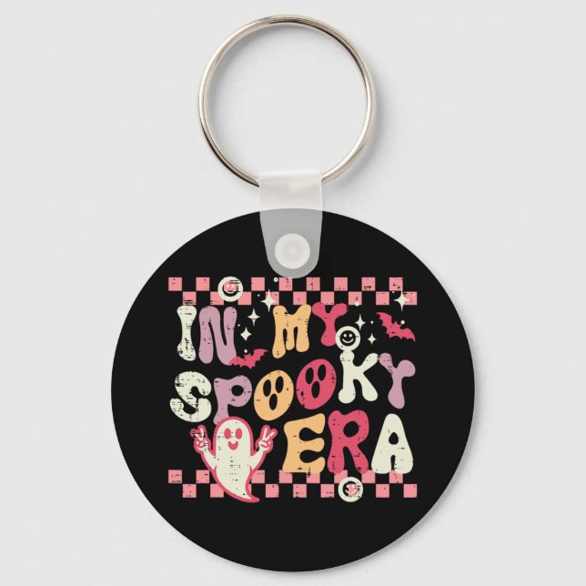 Porte-clés Halloween Mon Éffrayante époque Retro Costume Supe (Recto)
