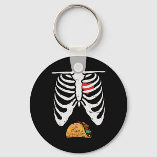 Porte-clés Halloween Papa Skeleton Taco Belly Grossesse drôle