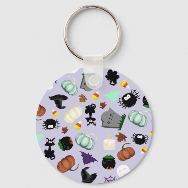Porte-clés Halloween pastel (Recto)