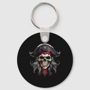 Porte-clés Halloween Pirate Skull