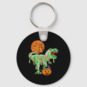 Porte-clés Halloween pour garçons Dinosaur T-rex Mummy Pumpk