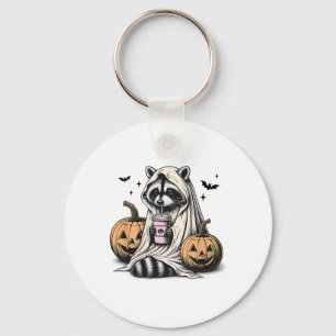 Porte-clés Halloween Raccoon Ghost