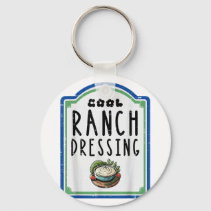Porte-clés Halloween Ranch Dressing Drôle Nourriture Costume