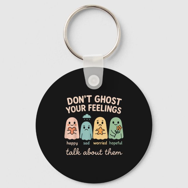 Porte-clés Halloween School Psychologist Shirt Dont Ghost You (Recto)