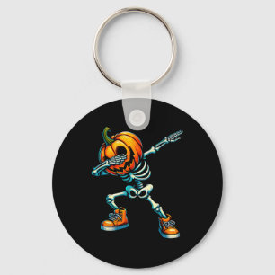 Porte-clés Halloween Skeleton Boys Trick Treat Funny Citrouil