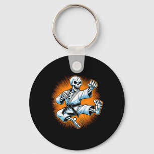 Porte-clés Halloween Skeleton Karaté 1