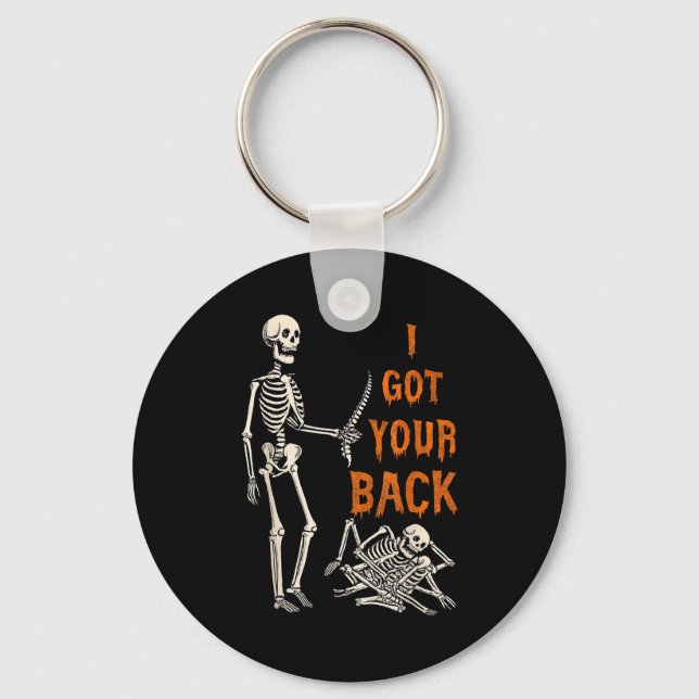 Porte-clés Halloween Skeletons Ive Got Your Back Costume Men  (Recto)