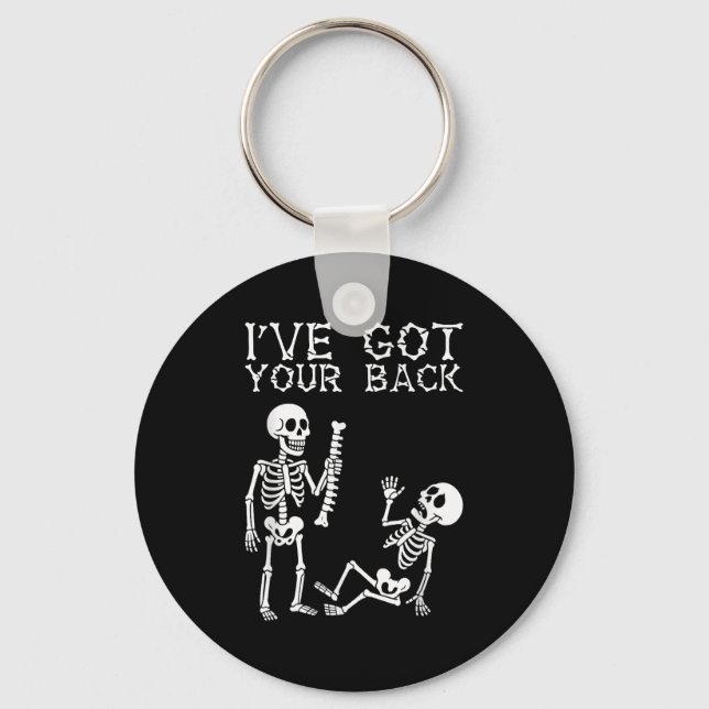 Porte-clés Halloween Skeletons Ive Got Your Back Costume Men  (Recto)