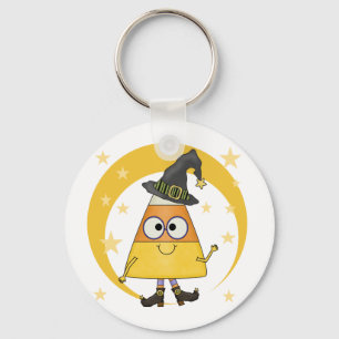 Porte-clés Halloween sorcière de maïs de bonbons