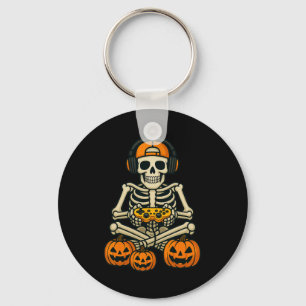 Porte-clés Halloween Squelette Joueur Vidéo Jeu Garçons Homme