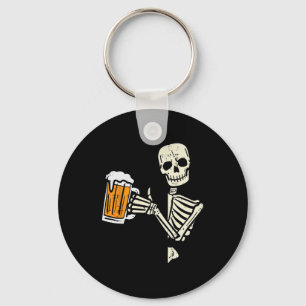 Porte-clés Halloween Squelette Papa Drôle Lazy Costume de crâ