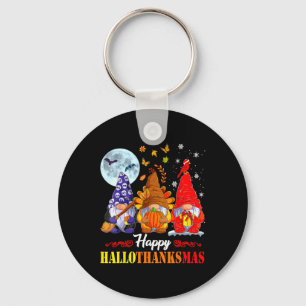 Porte-clés Halloween Thanksgiving Noël Joyeux Hallomerci