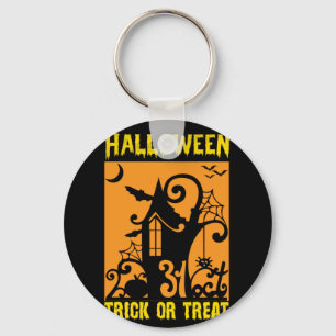 Porte-clés Halloween Trick Ou Treat Anniversaire