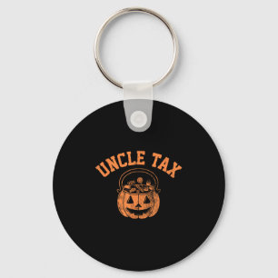 Porte-clés Halloween Vintage Oncle Taxe Citrouille Épouvante 