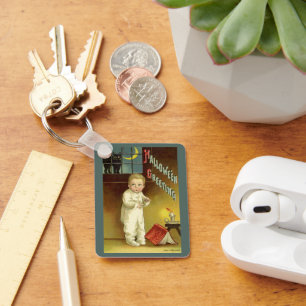 Porte-clés Halloween vintage par Ellen Clapsaddle, Histoire d