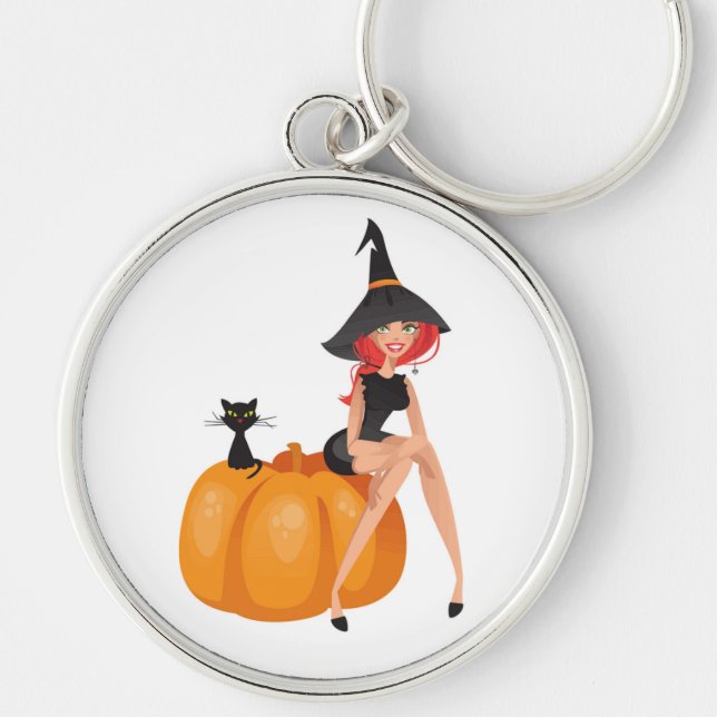 PORTE-CLÉS HALLOWEEN WITCH (Devant)