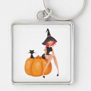 PORTE-CLÉS HALLOWEEN WITCH