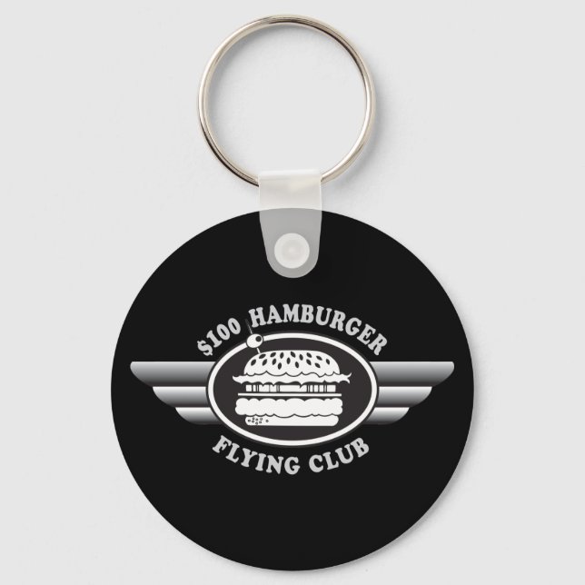 Porte-clés Hamburger de 100 dollars - Flying Club (Recto)