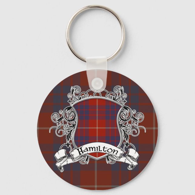 Porte-clés Hamilton Tartan Shield (Recto)