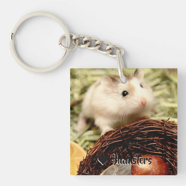 Porte-clés Hammyville - Cute Hamster (Devant)