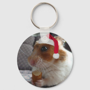 Porte-clés Hamster de Noël - porte - clé