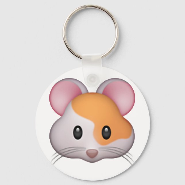 Porte-clés Hamster - Emoji (Recto)