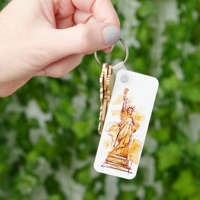 Porte-clés Hand-painted Statue of Liberty Keychain (main)