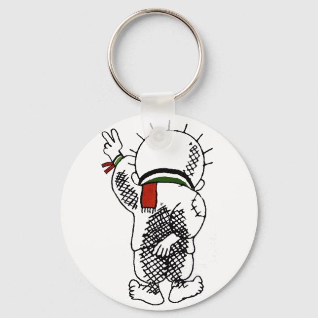 Porte-clés Handala (Palestinian Kid) Keychain (Recto)