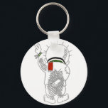 Porte-clés Handala (Palestinian Kid) Keychain<br><div class="desc">Click on Customize for different styles or colours  Embrace your love for Palestine  For Other products please check out my store http://www.zazzle.com/ilovecreative</div>