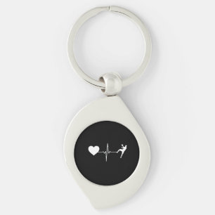 Porte-clés Handball Handball Player Hearbeat