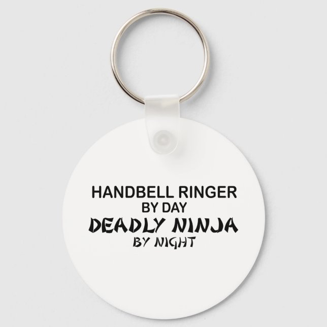 Porte-clés Handbell Ringer Deadeure Ninja par nuit (Recto)