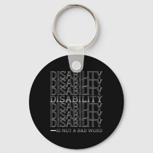 Porte-clés Handicap N'Est Pas Un Mauvais Mot, Bonne Handicap