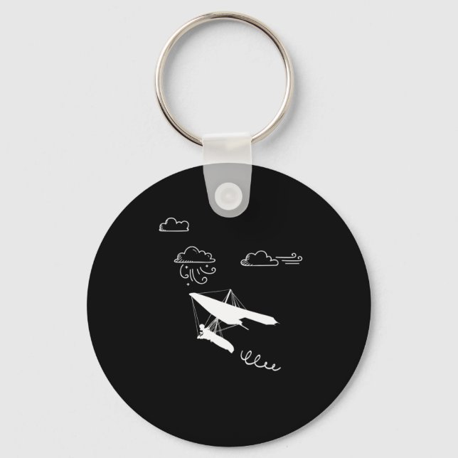 Porte-clés Hang Glider Sky Hang Glider Extreme Sports Cadeau (Recto)