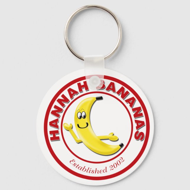 Porte-clés Hannah Bananas (Recto)