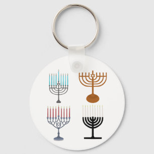 Porte-clés Hanoukka judaïsme religion juive