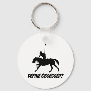 Porte-clés Hanté avec le polo de cheval