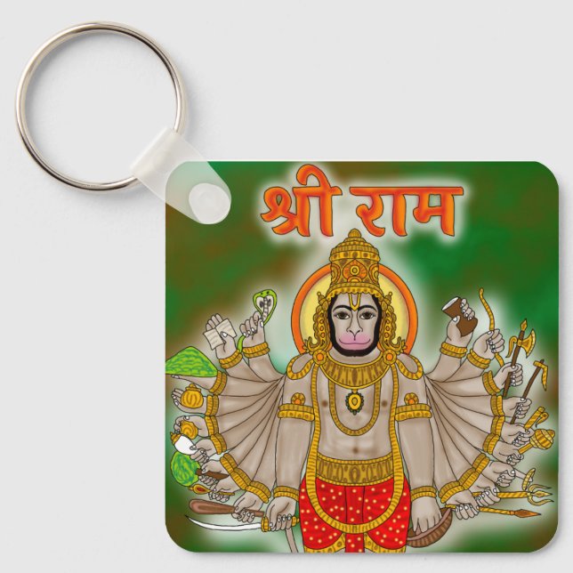 Porte-clés Hanuman (Recto)