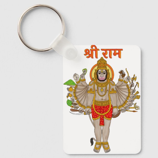 Porte-clés Hanuman (Recto)