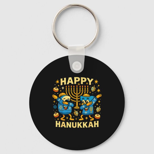 Porte-clés Happy 67 Hanukkah Funny Holiday Meme Design  (Recto)